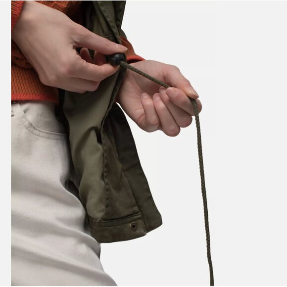 Womens PrAna Sancho Jacket EUC Size M Olive Green Military Cargo Pocket - Picture 6 of 16